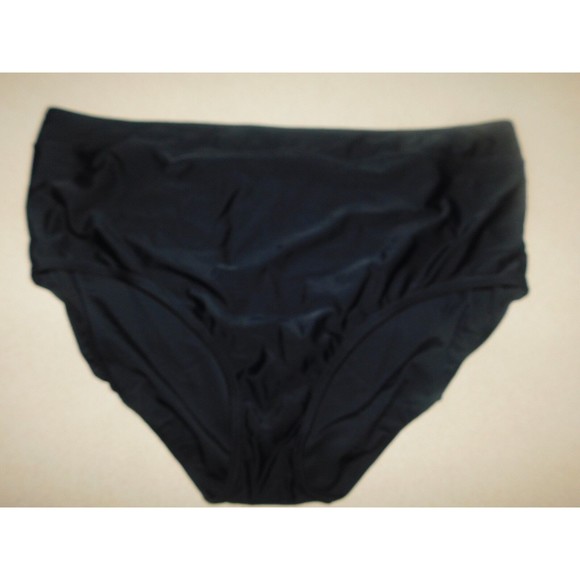 CROFT & BARROW Womens Black Swim Bottom Size 26W - Picture 1 of 9